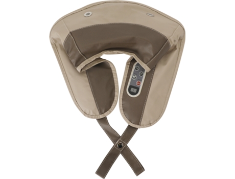 Massajador De Pescoço Shiatsu Synerfit Com 99 Modos De Massagem Modelo Galia Em Cinzento