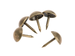 Tachinhas, 100 Unidades, 7x11 Mm, Prego De Porta, Bronze Antigo,