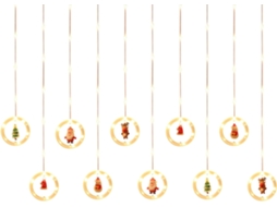 Para Decoração De Janelas Internas, Natal Janelas, À Prova D'água,