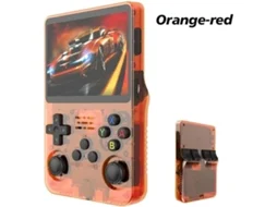 Console Portátil Retrô R36s, 128gb, Laranja AQUAFORGE