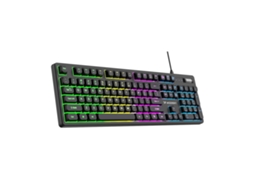 Teclado Membranado RGB com roda de WOZINSKY