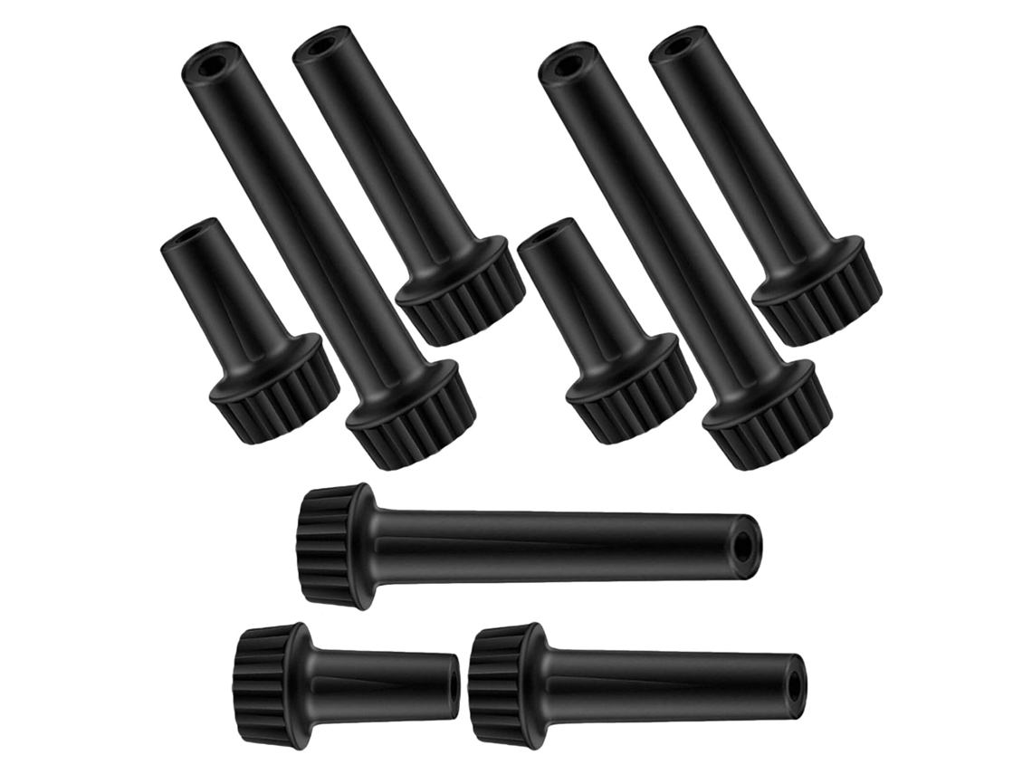 Conjunto De 9 Botões Reposição Para Lâmpadas Beauvorty, Plástico, Orifício Central Para Interruptor E26, Ideal Para