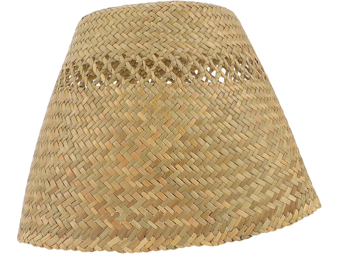 Luminária Pendente Decorativa De Rattan Trançado À Mão, Peça Única, Para Sala De Estar/quarto.