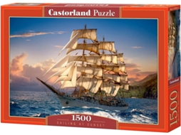 Puzzle CASTORLAND Sailing at Sunset (1500 Peças)