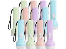 Pacote Com 12 Lanternas Pequenas, Portáteis E À Prova D'água Da Air Lighting, Em Embalagem Plástica.