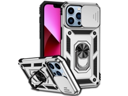 Capa Para Iphone 13 Pro Max - Suporte Deslizante Para Câmera