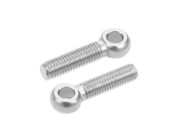 Parafuso de Olhal de Elevação M10 x 40mm em Aço Inoxidável 304, Montado em Máquina, Pac. 10 Unid CHABERLU