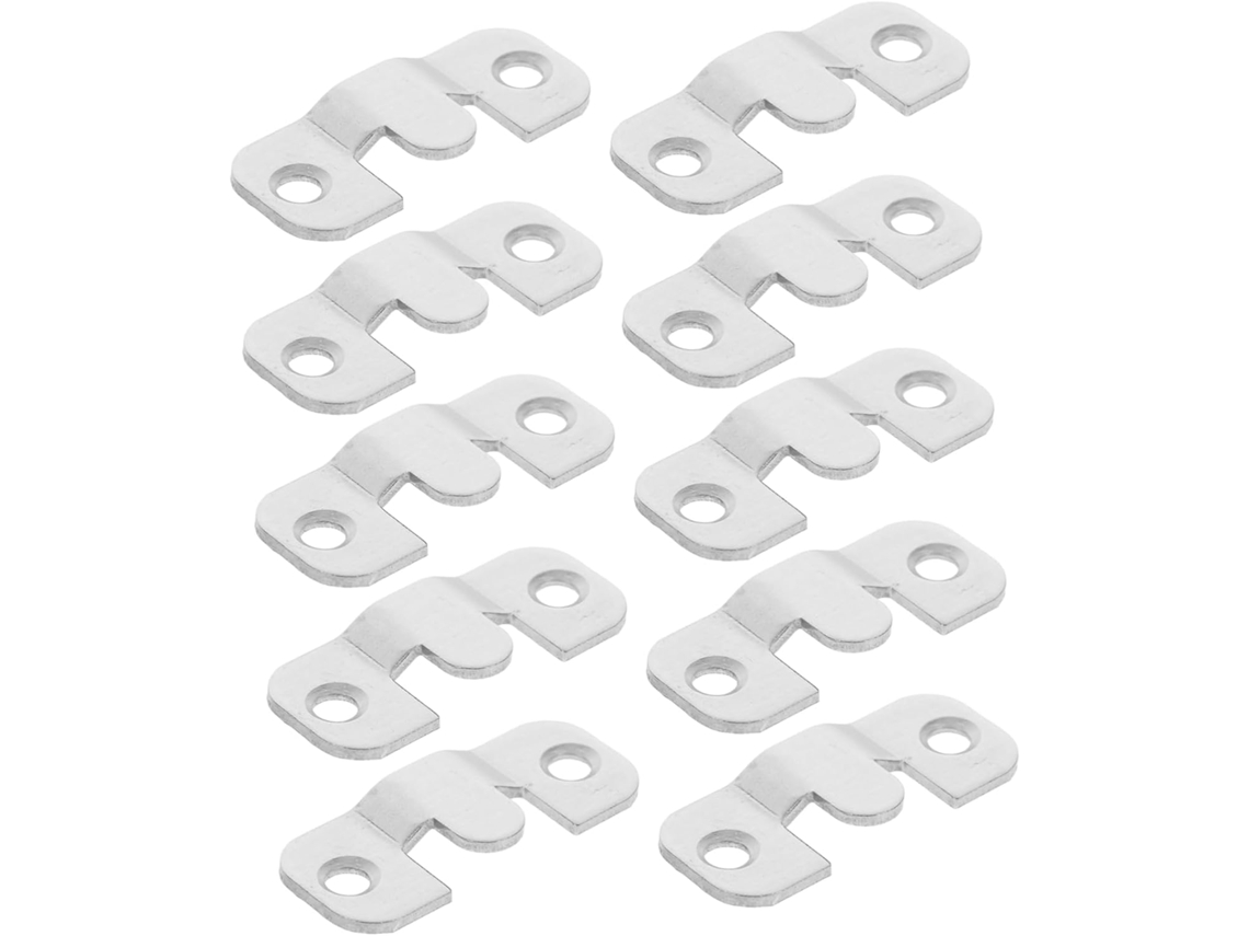 Conjunto De 20 Suportes De Aço Inoxidável Com Trava Para Molduras De Fotos, Resistentes. Gokoco