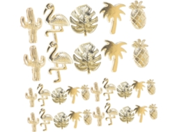 Conjunto De 90 Tachinhas Decorativas Com Design Cacto Para Quadros