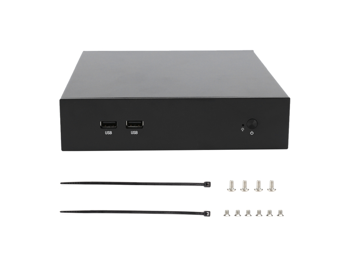 Gabinete Htpc (suporta Placa-mãe Itx, Design De Desktop Mini) Gabinete De Pc Para Home Theater