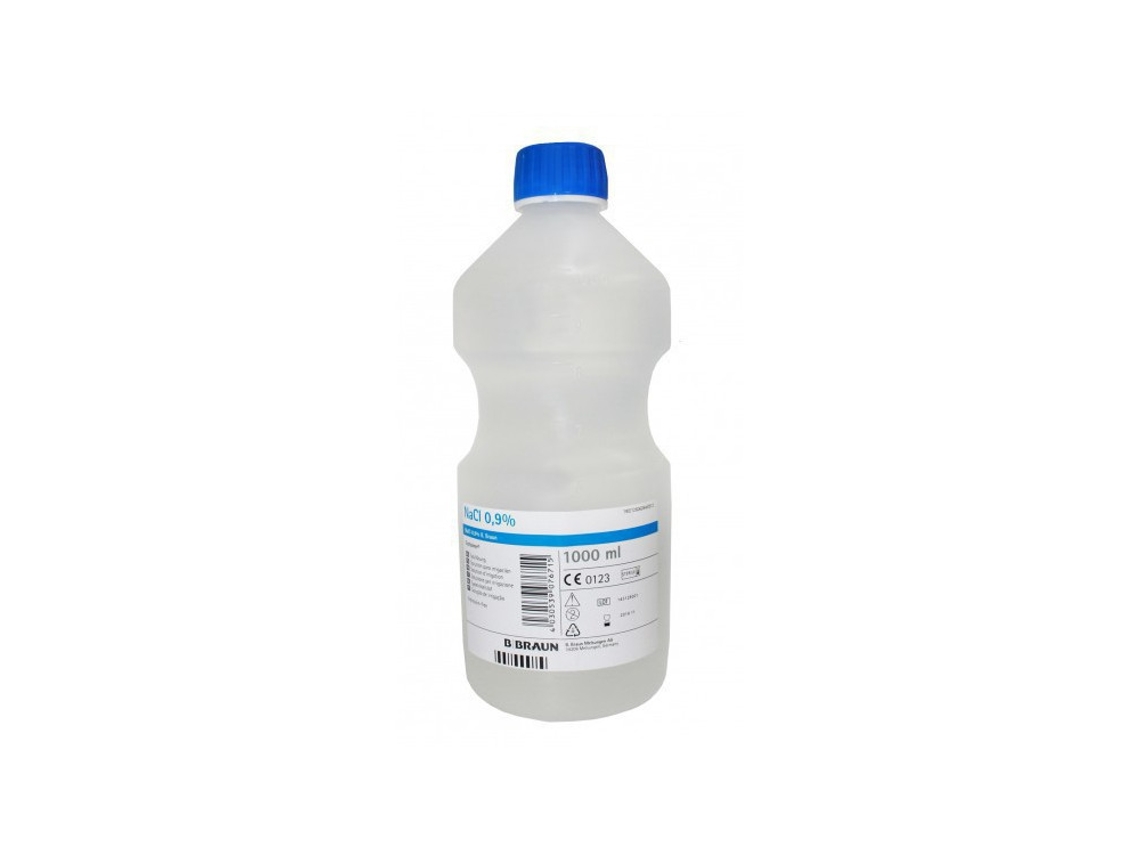 Soro Fisiológico NaCl 0,9% B. Braun, Ecotainer (1000 ml)