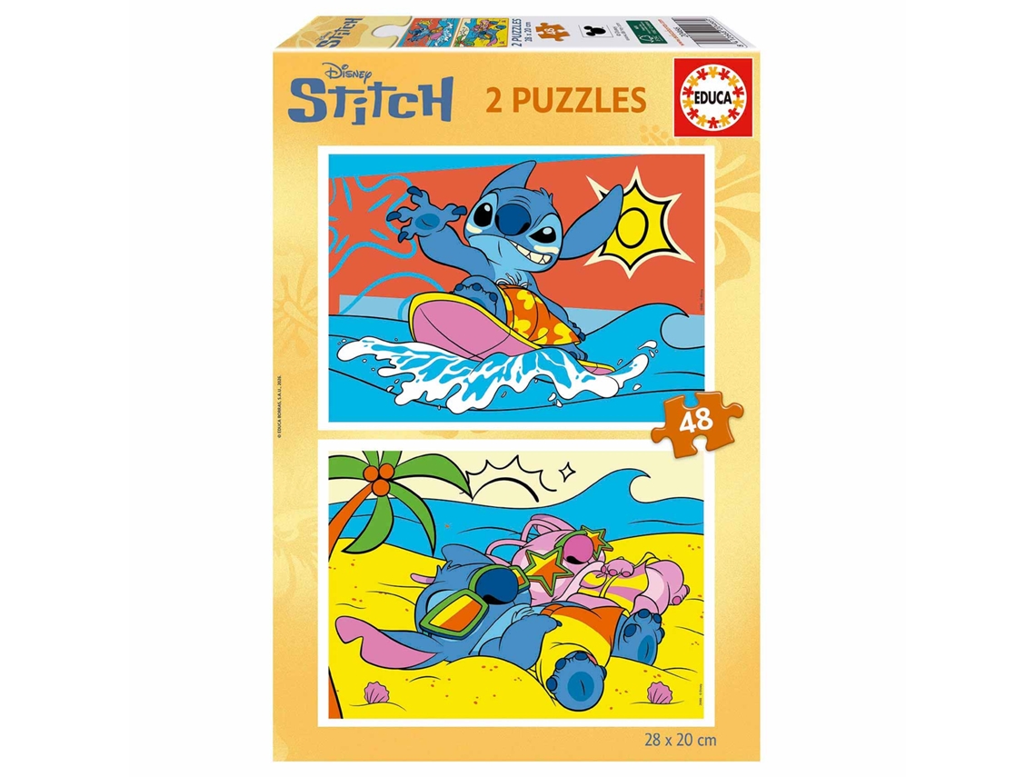 Puzzle EDUCA 2x48 Peças Disney Stitch 20466