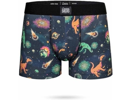 Boxer para Homem AMERICAN SOCKS Space Dino (Tamanho: XL)
