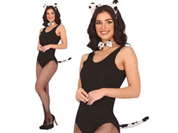 Kit Dálmata Adulto Tiara, gravata borboleta e cauda