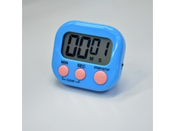 Timer Digital Azul, Contagem Regressiva Prática Para Cozinha E Rotinas Diárias