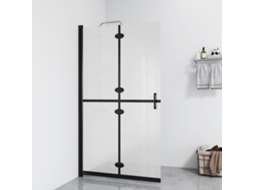 Vidaxl Divisória Chuveiro Dobrável 110x190 Cm Vidro Fosco Esg