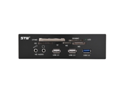 Leitor De Cartão Interno Painel Frontal De Pc Com Painel De Controle Multifuncional Portas Usb 3.0 Usb 2.0 Áudio