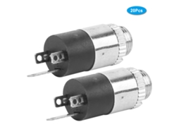 Laxiscreed Conector Fêmea 3.5mm Stereo Para Fones E Dispositivos De Áudio