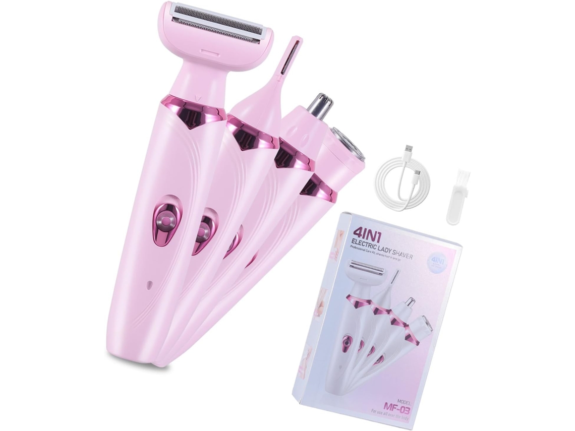 Máquina de Cortar Cabelo Elétrica Portátil e Recarregável para um Barbear Suave nas Pernas, Braços, SFUSHOS
