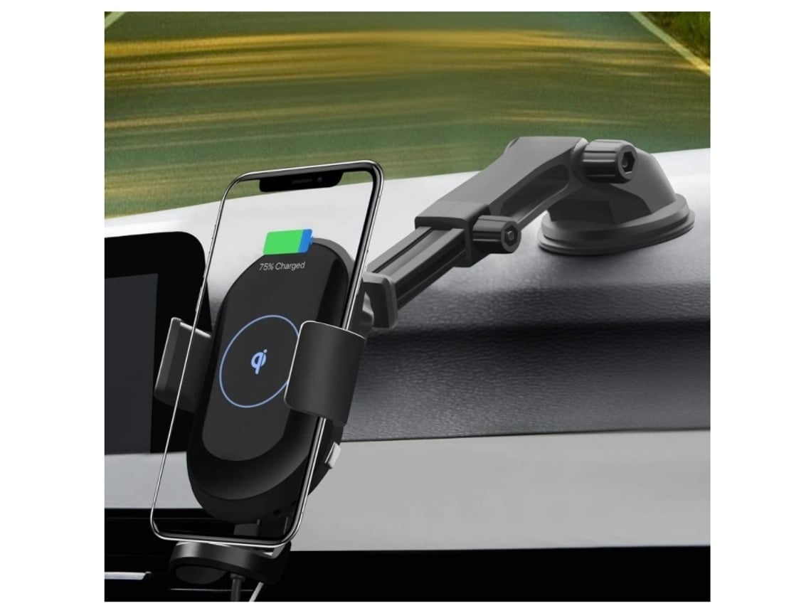 Estação de Carregamento Sem Carro Indução para iPhone 11 Pro/11 Pro Max/11 YIZHOOD Preto