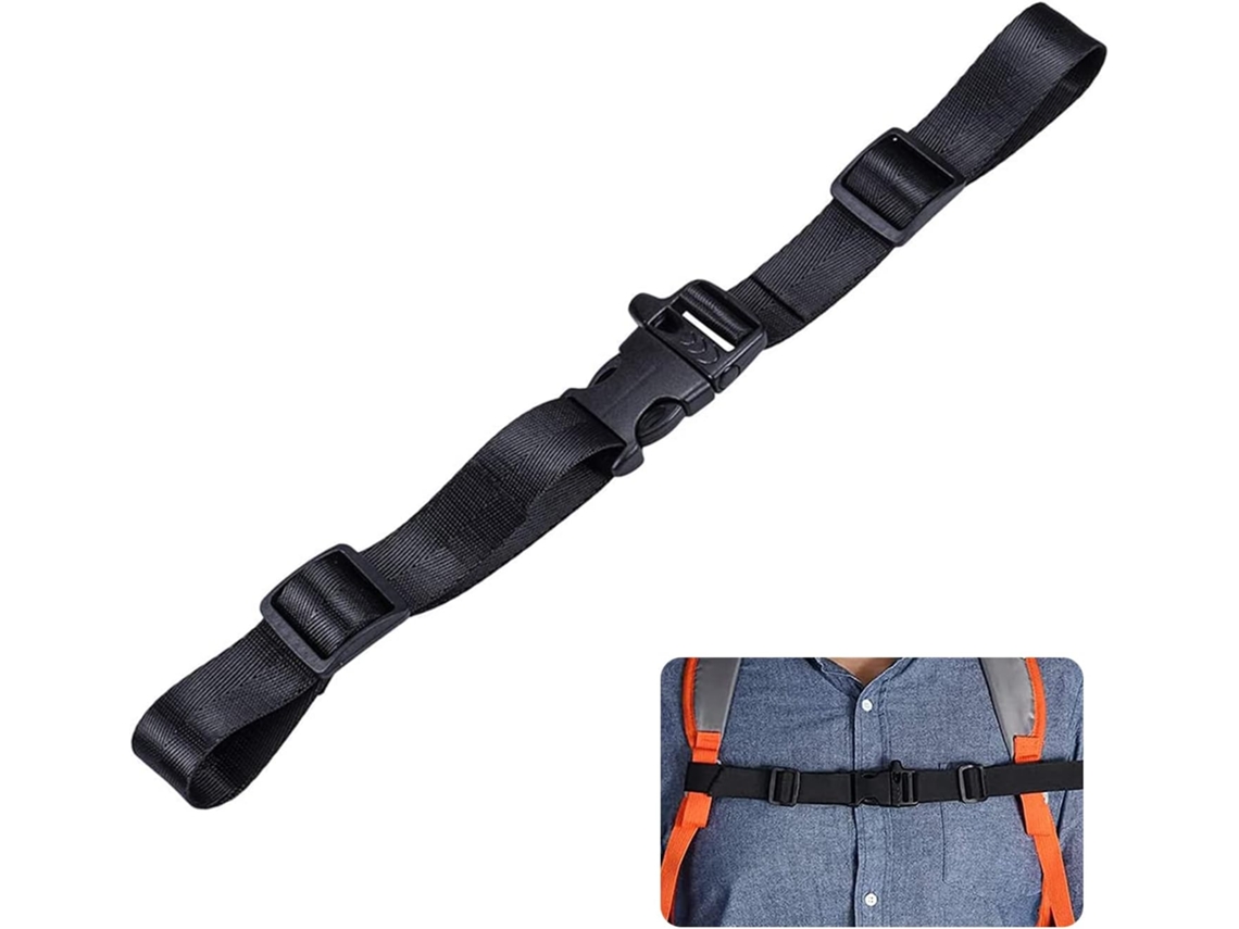 Alças De Peito Ajustáveis, Alça De Peito Para Mochila, Alça Para Ferramentas Com Apito, Alça Ajustável Resistente E Antiderrapante Com Clipe