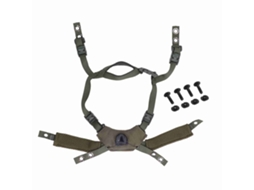 Omni-sistema De Suspensão Com Regulador Dial E Cinto De Queixo Para Capacete Fast Mich Wendy Cor Od Verde