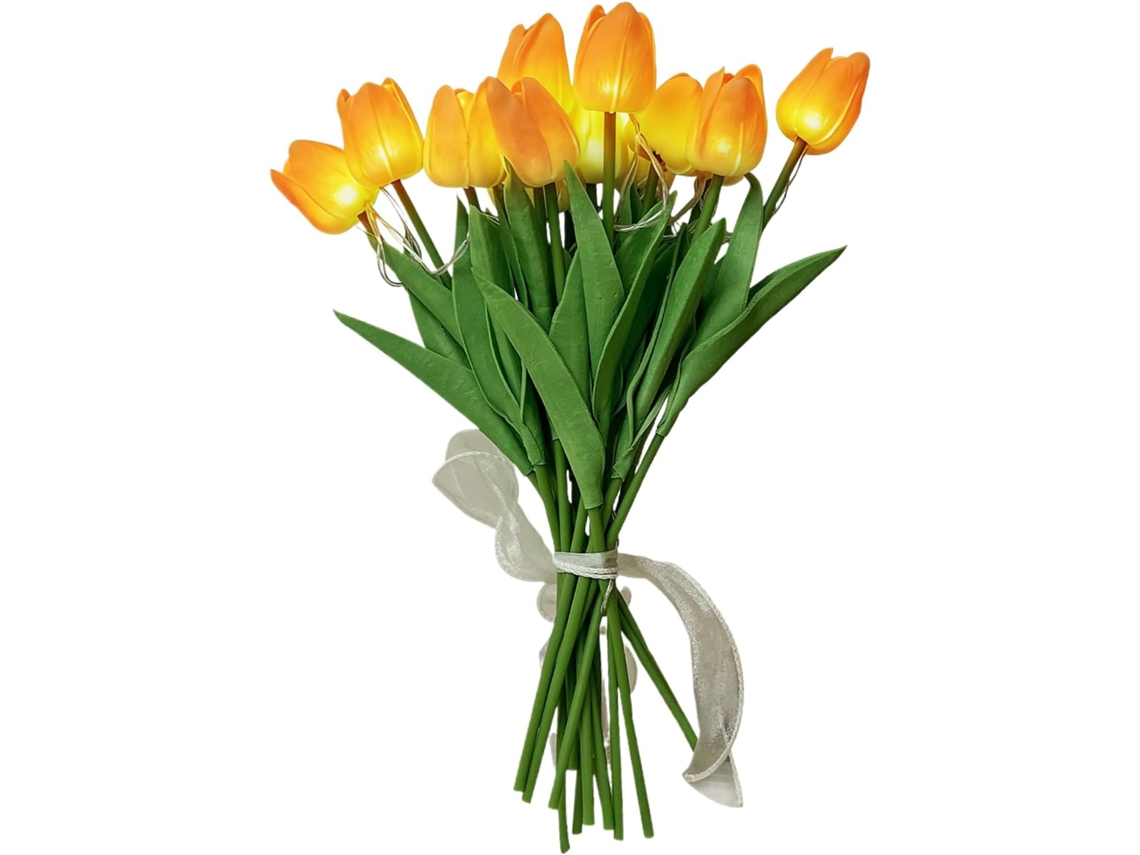 Conjunto De 15 Luzes Noturnas Decorativas Led Em Formato Flor.