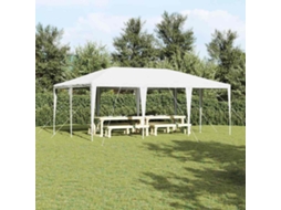 Vidaxl Tenda De Festa Branco 600 X 400 X 266 Cm Polietileno E Aço