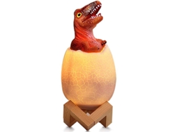 Luz de Noite Dinossauro 3D Nova LINE, Mudança de Cor, T-Rex, Controle Remoto, 16 Cores RGB