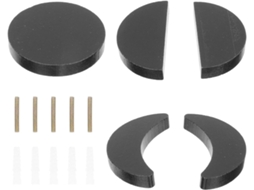 Conjunto De 5 Ganchos Decorativos Parede Em Formato Lua, Feitos