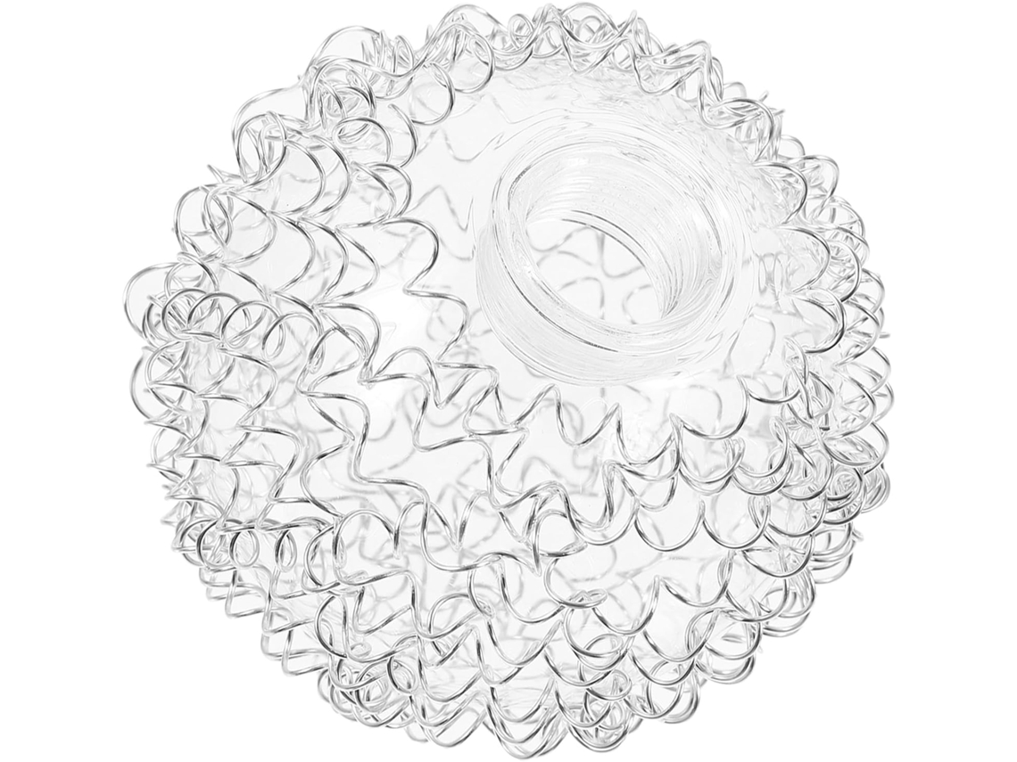 Esférico De Vidro Com Fio De Alumínio, Fácil De Instalar, Elegante E Prático, Modelo G9 Para Luminária.