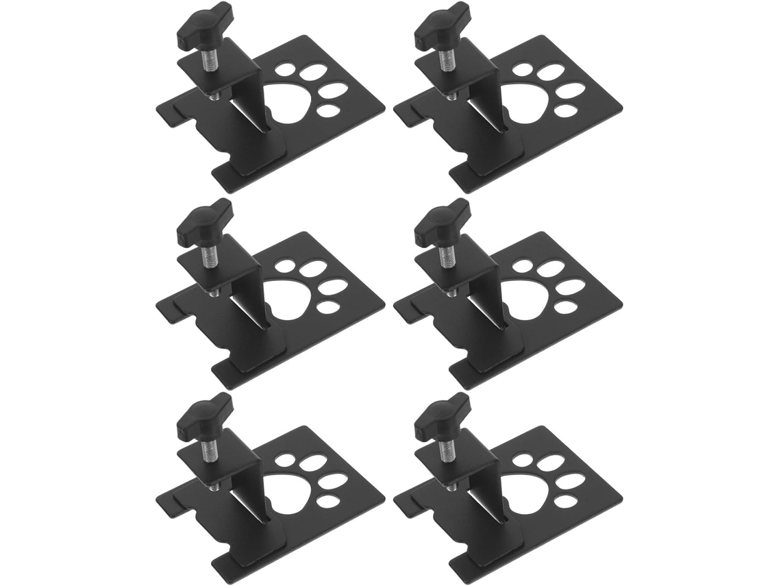 Clips De Aço Inoxidável Showeroro Para Estrutura Colchão, Antiderrapantes, Pretos, 4 Peças, Fácil Instalação Para