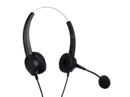 Fone Mali com microfone para centro de chamadas, escritório, telefone com fio, omnidirecional, modelo VH530DRJ9, binaural