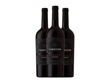 Vinho CARNIVOR Cabernet Sauvignon California (0.75 L - 3 Unidades)