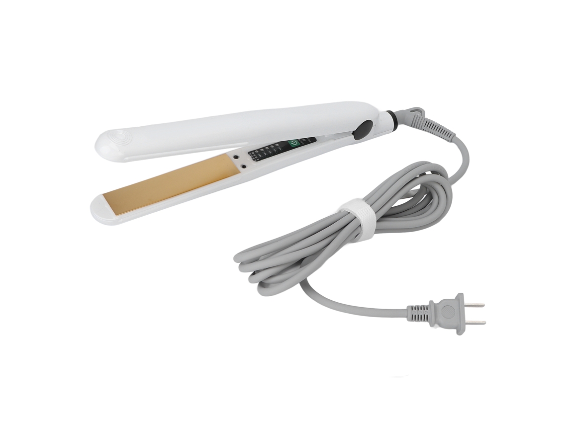 2026 plancha de Cabelo Profissional Impermeável com Temperatura Ajustável Placa Cerâmica Branco 110‑240v