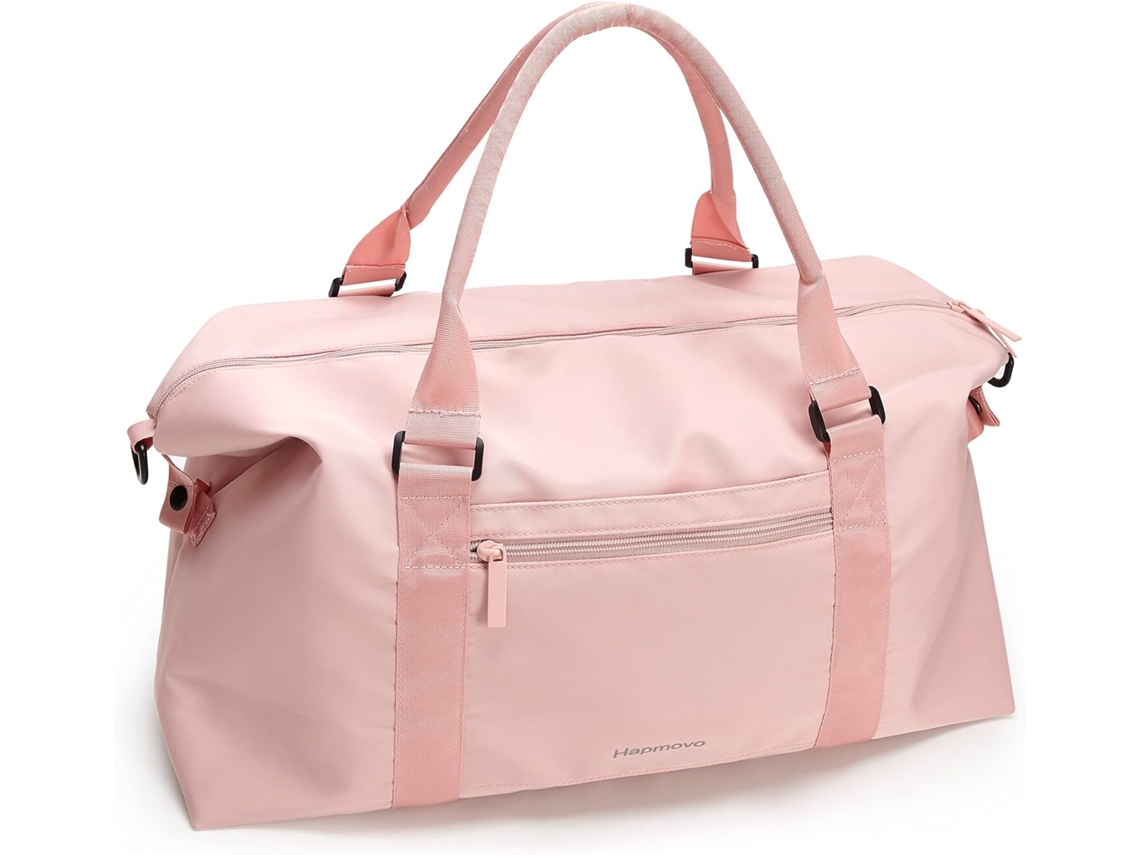 Bolsa de fim de semana feminina impermeável, com bolso e encaixe em malas com rodinhas, AQUAFORGE