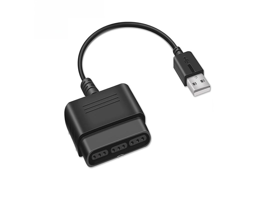 Adaptador de Comando Ps2 para Ps3 e Pc Via Usb, Compatível com Vibração e Instalação Simples LURELIA