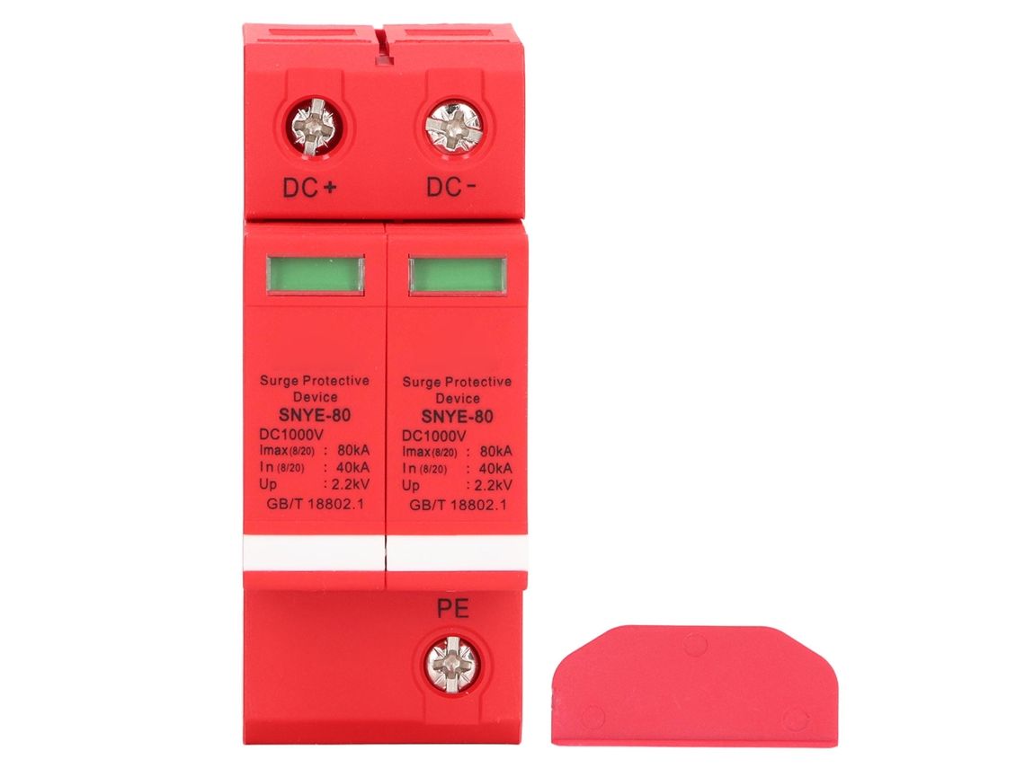 Dispositivo De Proteção Contra Surto 80ka 1000v 2p Para Quadro De Distribuição