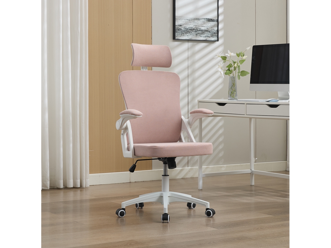 Cadeira Ergonômica Mesh Encosto Alto Suporte Lombar Cabeça