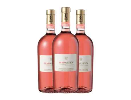 Vinho rosé PASINI Il Chiaretto Rosagreen Valtenesi (0.75 L - 3 Unidades)