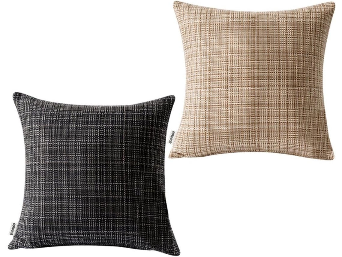 Capas de Almofada Estilo Americano, Duráveis e Reutilizáveis, Conjunto 2 Peças, Feitas Poliéster CHABERLU