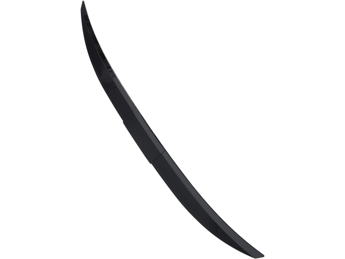 Spoiler Traseiro Ajustável De 3 Seções Em Abs Preto Para Carros.