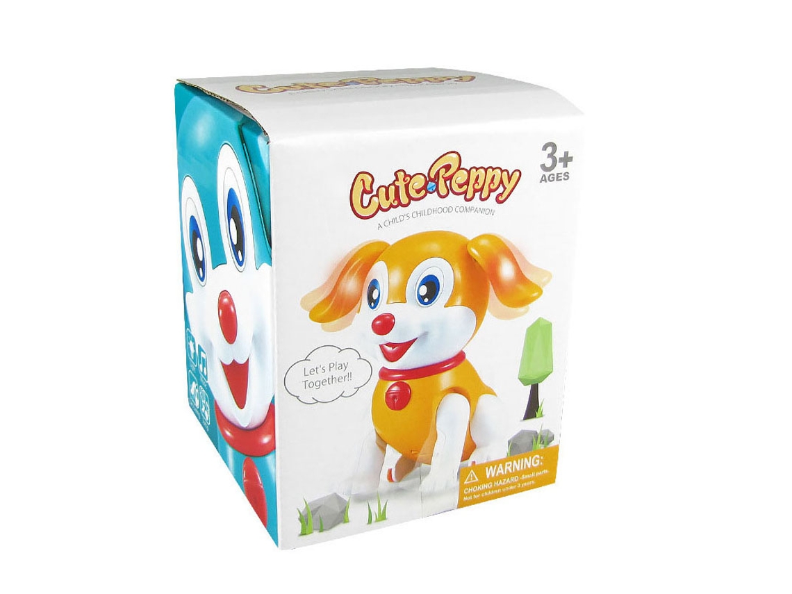 Primerox brinquedo Cachorro Robô Andar Eletrônico Interativo Educativo para Crianças