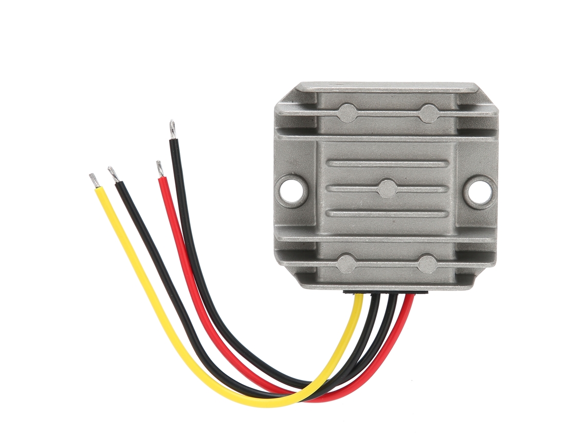 Reductor De Voltaje Dc Automático 36v 48v A 5v 8a 40w Regulador Buck Con Carcasa De Aluminio