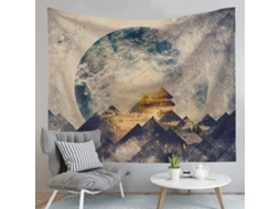 Tecido de Paisagem Natural Decoração de Parede para Quarto RNEMITERY