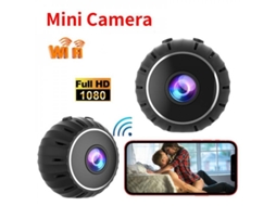 Câmera de Vigilância Wifi Nova Line, Mini X10, 1080p, Visão Noturna, Sem Fio (S/MARCA)