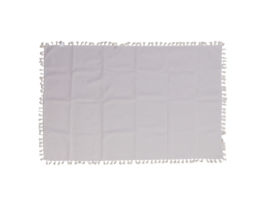 Ronjoe-manta De Mesa Algodão E Linho Retangular Resistente À Água E Óleo Lavável Franjos