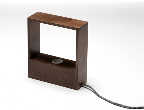 Candeeiro de Mesa  Tribu (Castanho - E27 - Máx. 40W - Madeira)