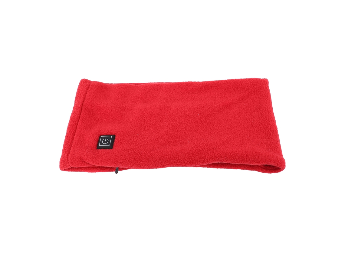 Cachecol Aquecido Para Mulheres E Homens Com Usb Aquecimento Elétrico Para Inverno Ciclismo Ao Ar Livre Vermelho