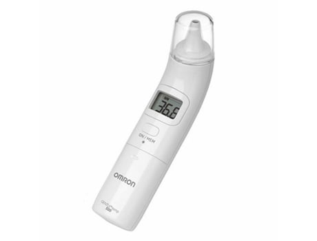 Omron Gentle Temp 520 Contacto Branco Ouvido